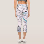 Luftfahrtskizze Capri Leggings (Rückseite)