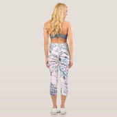 Luftfahrtskizze Capri Leggings (Rückseite)
