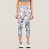Luftfahrtskizze Capri Leggings (Vorderseite)