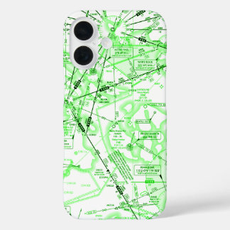 Luftfahrtskizze iPhone 16 Hülle