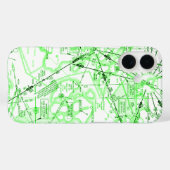 Luftfahrtskizze Case-Mate iPhone Hülle (Rückseite (Horizontal))