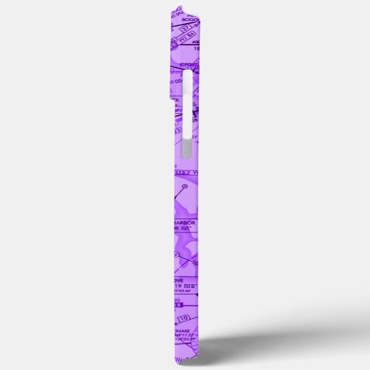 Luftfahrtskizze Case-Mate iPhone Hülle (Rückseite / Links)