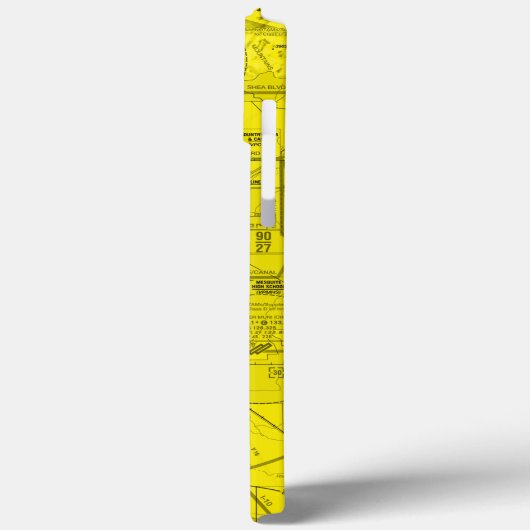 Luftfahrtskizze Case-Mate iPhone Hülle (Rückseite / Links)