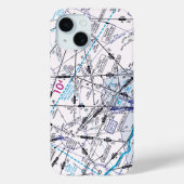 Luftfahrtskizze Case-Mate iPhone Hülle (Rückseite)