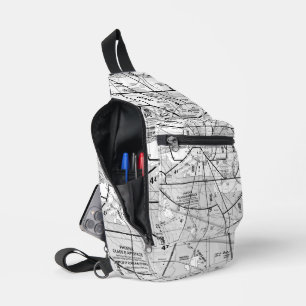 Luftfahrtskizze Crossbody Bag
