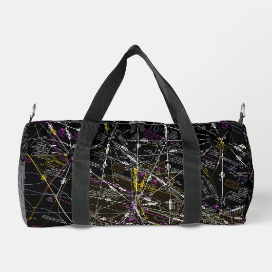 Luftfahrtskizze Duffle Bag (Rückseite)