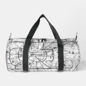 Luftfahrtskizze Duffle Bag (Rückseite)