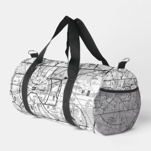 Luftfahrtskizze Duffle Bag