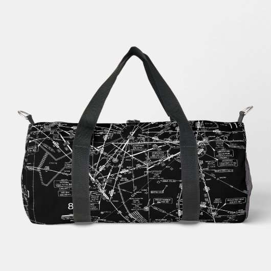 Luftfahrtskizze Duffle Bag (Vorderseite)