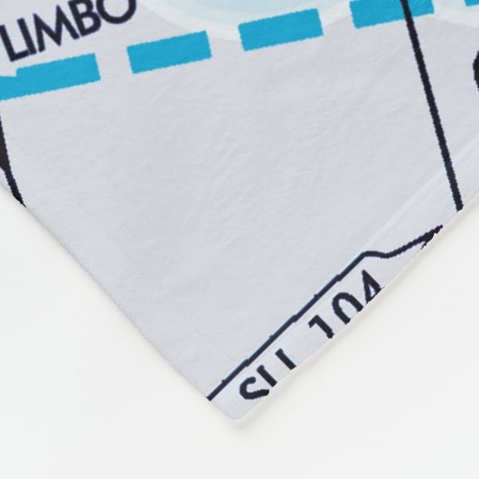 Luftfahrtskizze Fleecedecke (Ecke)