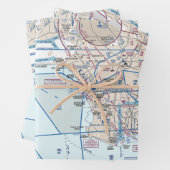 Luftfahrtskizze Geschenkpapier Set (Beispiel)