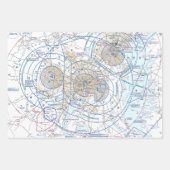 Luftfahrtskizze Geschenkpapier Set (Vorderseite 3)