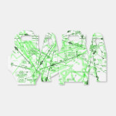 Luftfahrtskizze Geschenkschachtel (Ungefaltet)