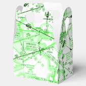 Luftfahrtskizze Geschenkschachtel (Geöffnet)