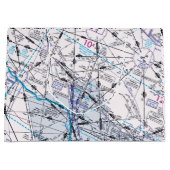 Luftfahrtskizze Große Geschenktüte (Vorderseite)