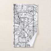 Luftfahrtskizze Handtuch (Handtuch)