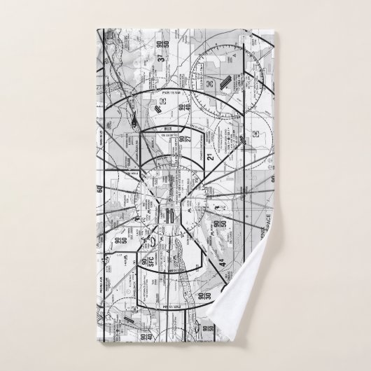 Luftfahrtskizze Handtuch (Handtuch)