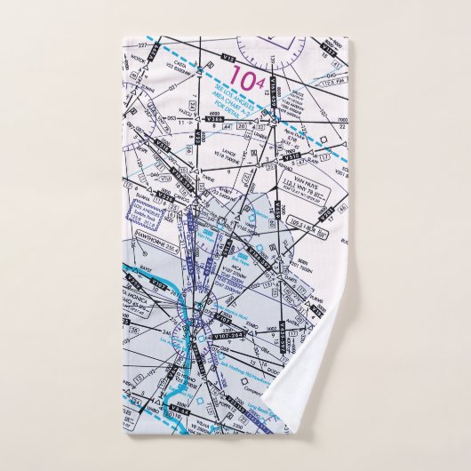 Luftfahrtskizze Handtuch (Handtuch)