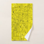 Luftfahrtskizze Handtuch (Handtuch)