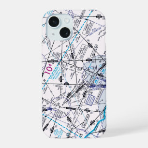 Luftfahrtskizze iPhone 15 Hülle