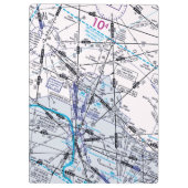 Luftfahrtskizze Klemmbrett (Rückseite)