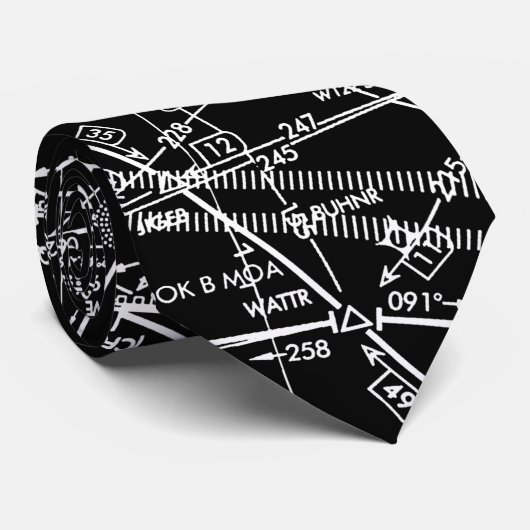 Luftfahrtskizze Krawatte (Gerollt)