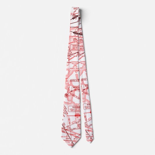 Luftfahrtskizze Krawatte (Vorderseite)