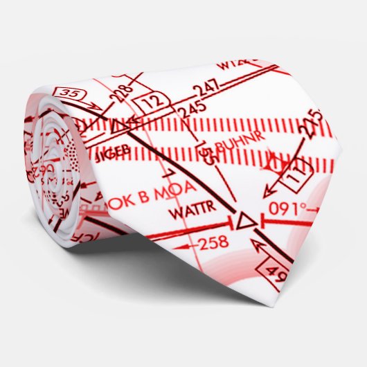 Luftfahrtskizze Krawatte (Gerollt)