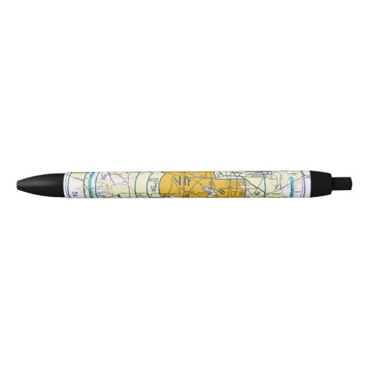 Luftfahrtskizze Kugelschreiber (Vorderseite)