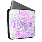 Luftfahrtskizze Laptopschutzhülle (Vorne Rechts)