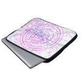 Luftfahrtskizze Laptopschutzhülle (Vorne Knopf)
