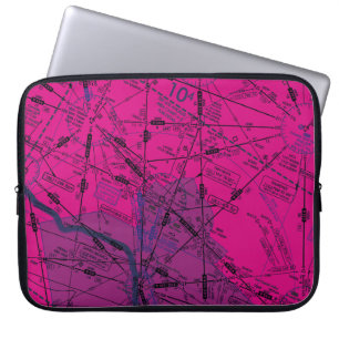 Luftfahrtskizze Laptopschutzhülle