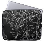 Luftfahrtskizze Laptopschutzhülle (Vorderseite)