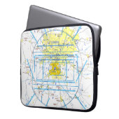 Luftfahrtskizze Laptopschutzhülle (Vorderseite Links)