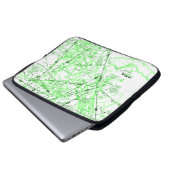 Luftfahrtskizze Laptopschutzhülle (Vorne Knopf)