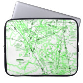 Luftfahrtskizze Laptopschutzhülle (Vorderseite)