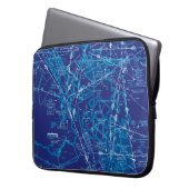 Luftfahrtskizze Laptopschutzhülle (Vorderseite Links)