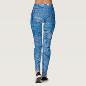 Luftfahrtskizze Leggings (Rückseite)