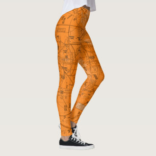 Luftfahrtskizze Leggings