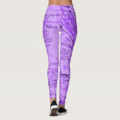 Luftfahrtskizze Leggings (Rückseite)