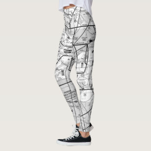 Luftfahrtskizze Leggings