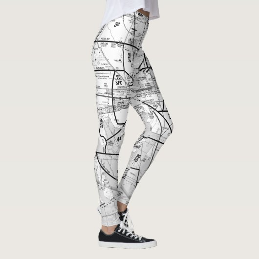 Luftfahrtskizze Leggings (Rechts)