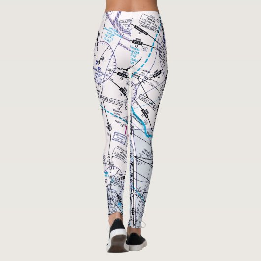 Luftfahrtskizze Leggings (Rückseite)