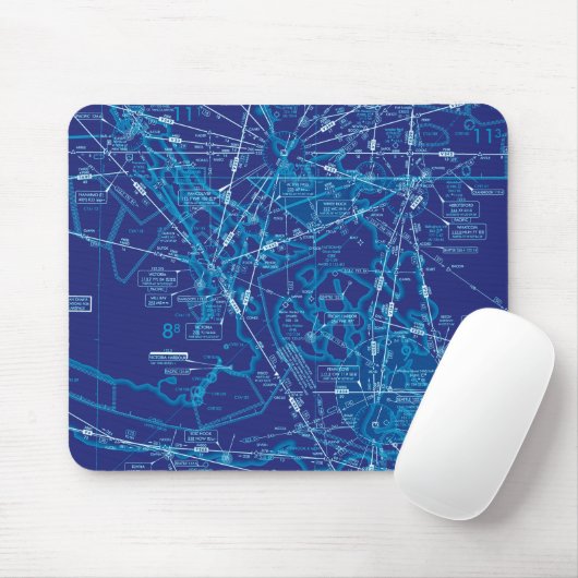 Luftfahrtskizze Mousepad (Mit Mouse)
