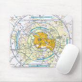 Luftfahrtskizze Mousepad (Mit Mouse)