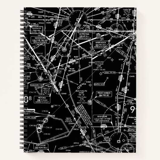 Luftfahrtskizze Notizblock (Vorderseite)