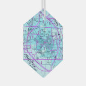 Luftfahrtskizze Ornament Aus Glas (Vorderseite Rechts)