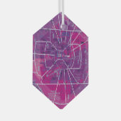 Luftfahrtskizze Ornament Aus Glas (Vorderseite Rechts)