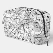 Luftfahrtskizze Waschbeutel (Rechte Ecke)