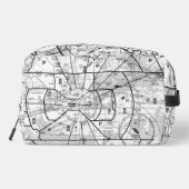 Luftfahrtskizze Waschbeutel (Rückseite)